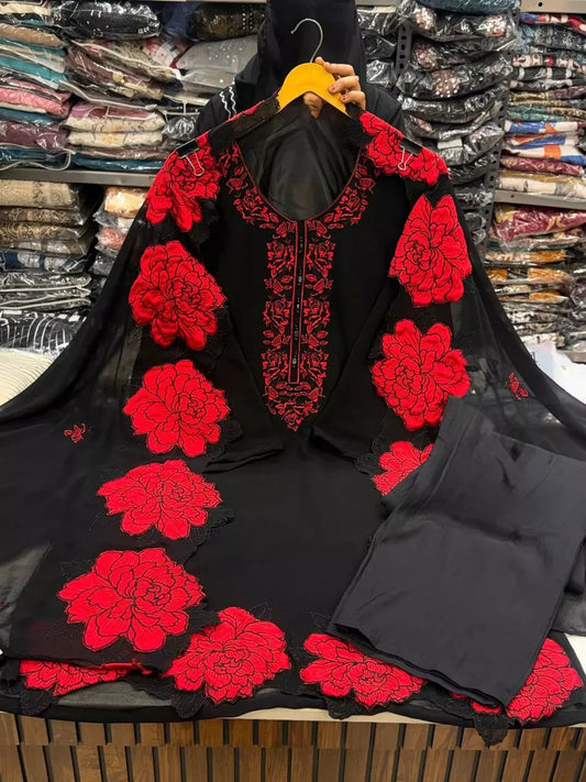 Fendy Silk Suit Set for Women with Dupatta | Festive & Party Wear Palazzo Suit | House of Saavi